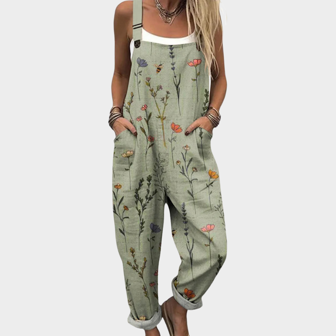 Salopette Stampata Comoda - vevaly.com