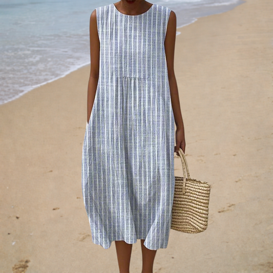 Anaïs | Abito a Righe Balneare - vevaly.com