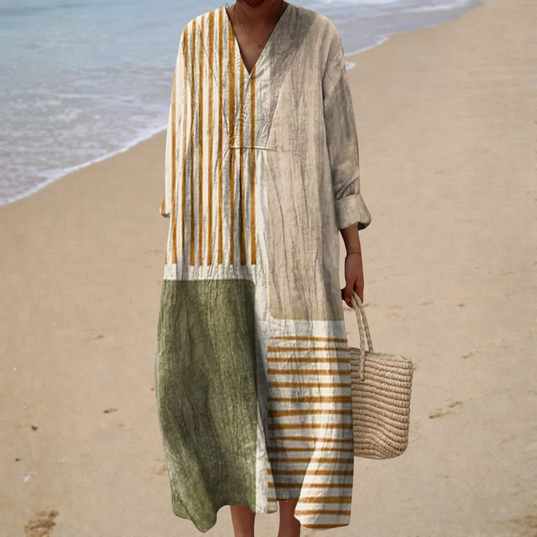 Gabrielle | Abito Lungo Bohémien - vevaly.com