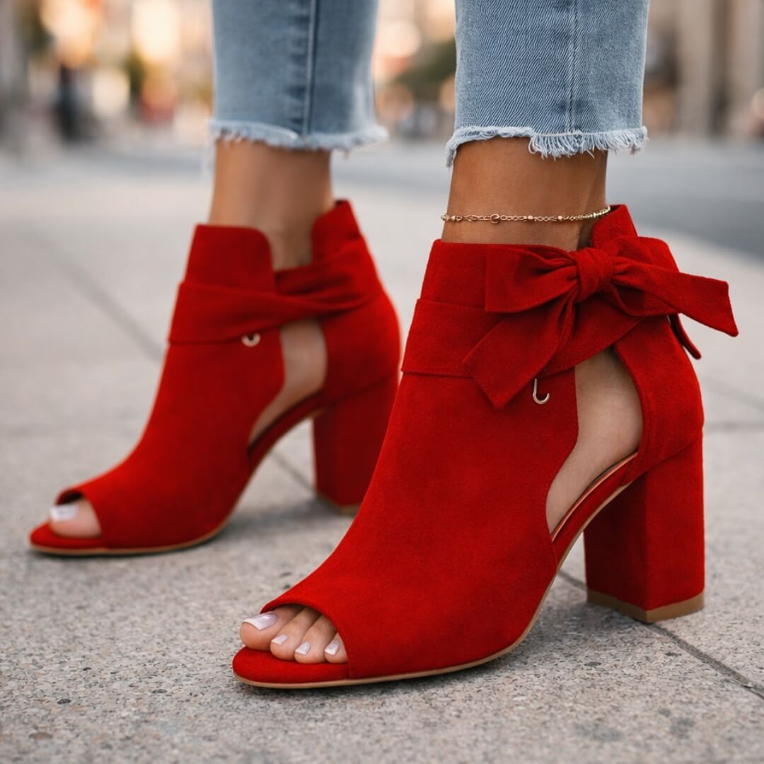 Lena Bow Heels - vevaly.com