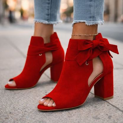 Lena Bow Heels - vevaly.com