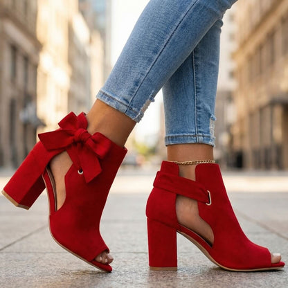 Lena Bow Heels - vevaly.com