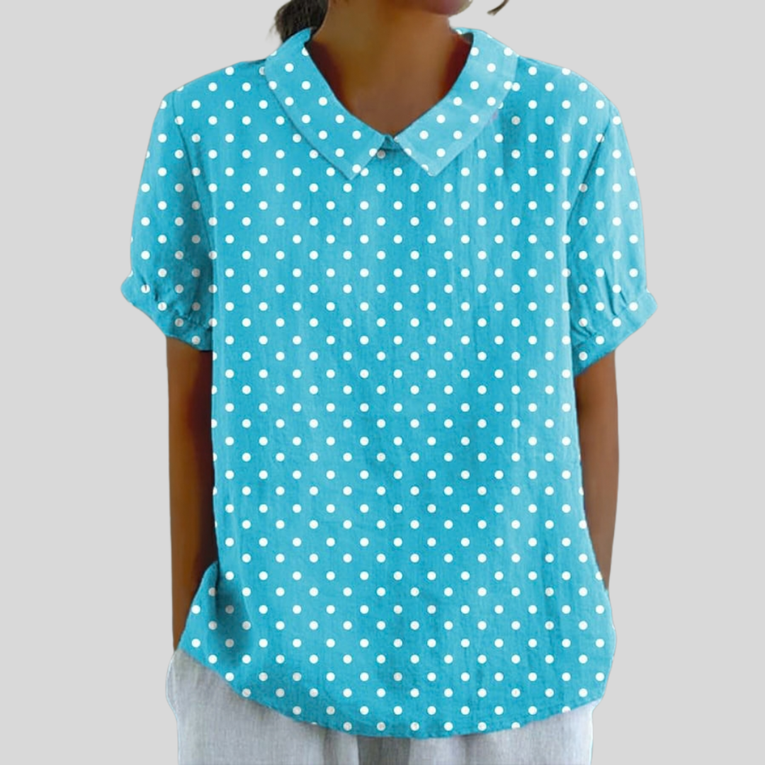 Elegantní květinový top - vevaly.com