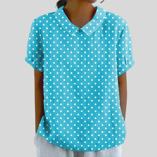 Elegantní květinový top - vevaly.com