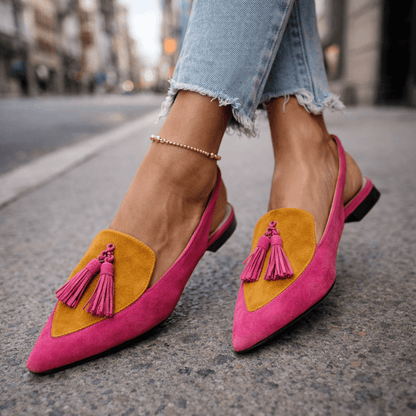Lorina Tassel Slingbacks - vevaly.com