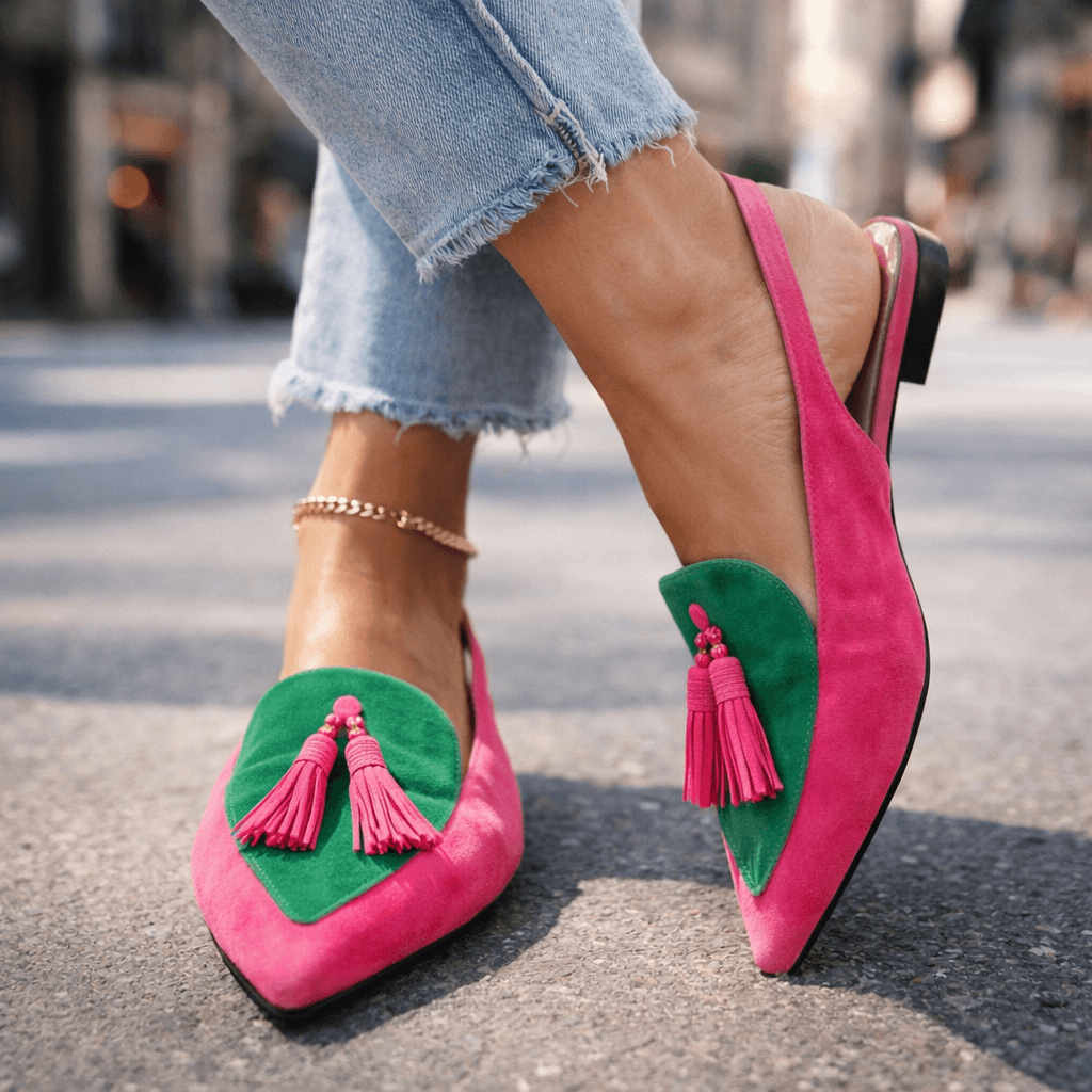 Lorina Tassel Slingbacks - vevaly.com