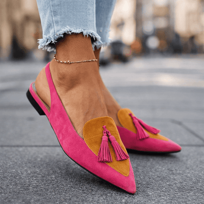 Lorina Tassel Slingbacks - vevaly.com