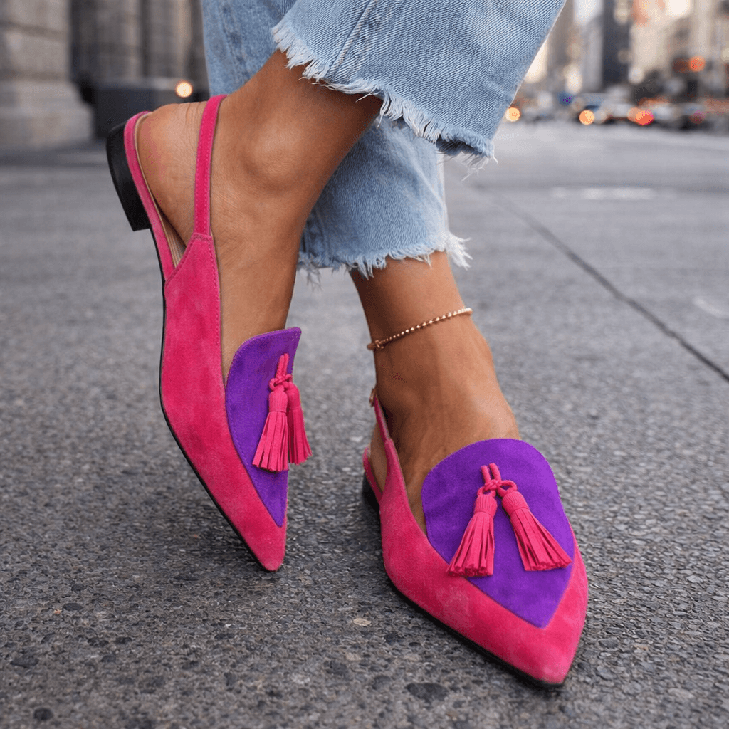 Lorina Tassel Slingbacks - vevaly.com