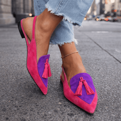 Lorina Tassel Slingbacks - vevaly.com