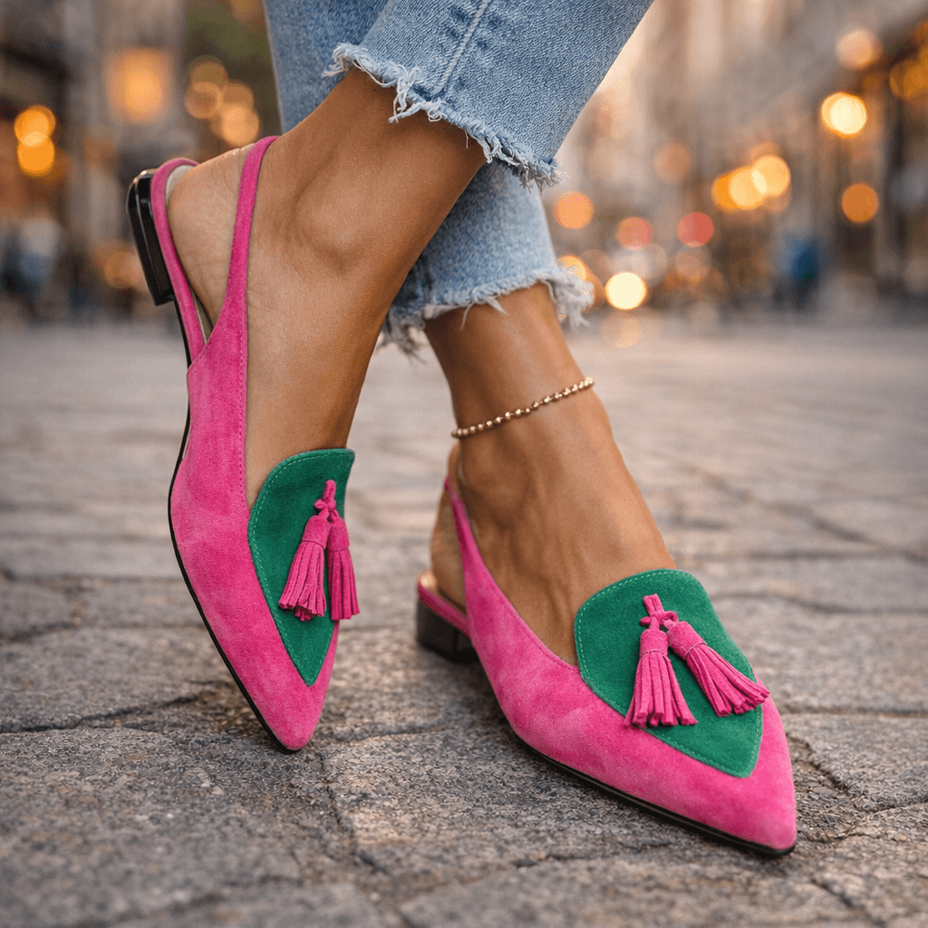Lorina Tassel Slingbacks - vevaly.com