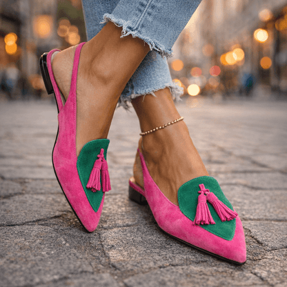 Lorina Tassel Slingbacks - vevaly.com