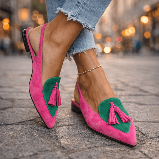 Lorina Tassel Slingbacks - vevaly.com