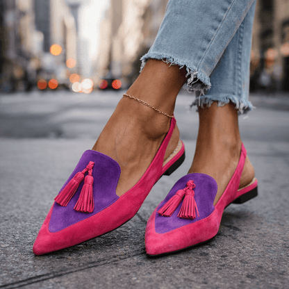 Lorina Tassel Slingbacks - vevaly.com