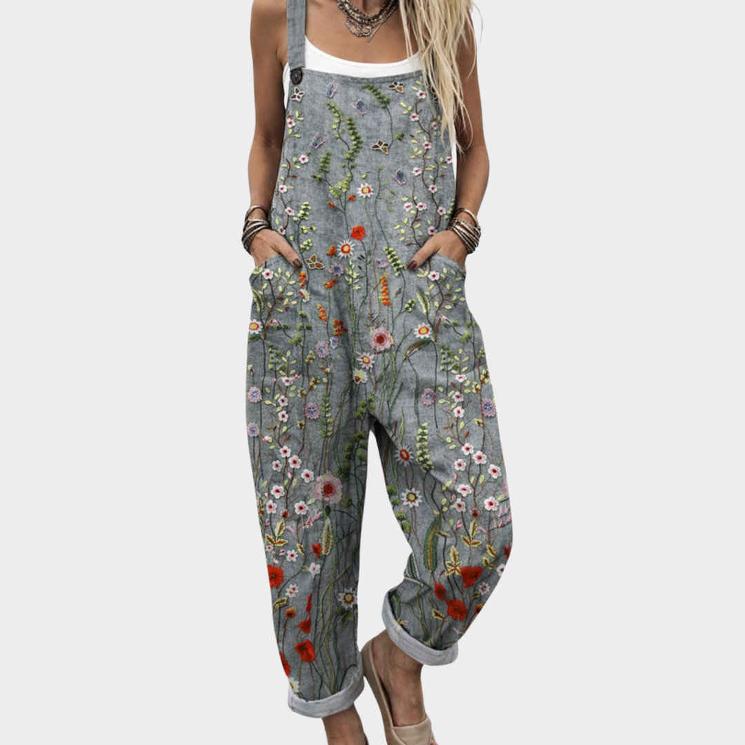Salopette Stampata Comoda - vevaly.com