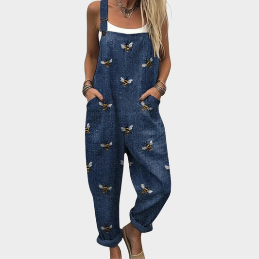 Salopette Stampata Comoda - vevaly.com