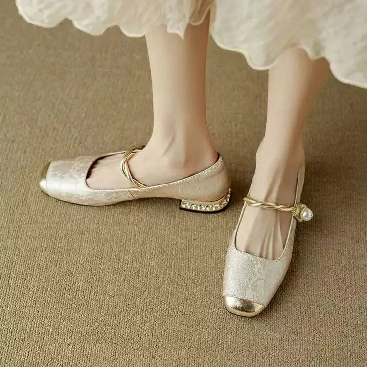 Ophelia Pearl Heels - vevaly.com
