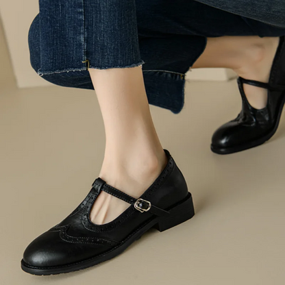 Sarah™ | Eleganti Mary Jane con cinturino a T - vevaly.com