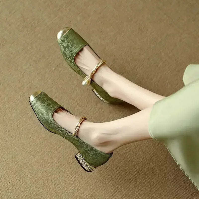 Ophelia Pearl Heels - vevaly.com