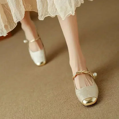 Ophelia Pearl Heels - vevaly.com