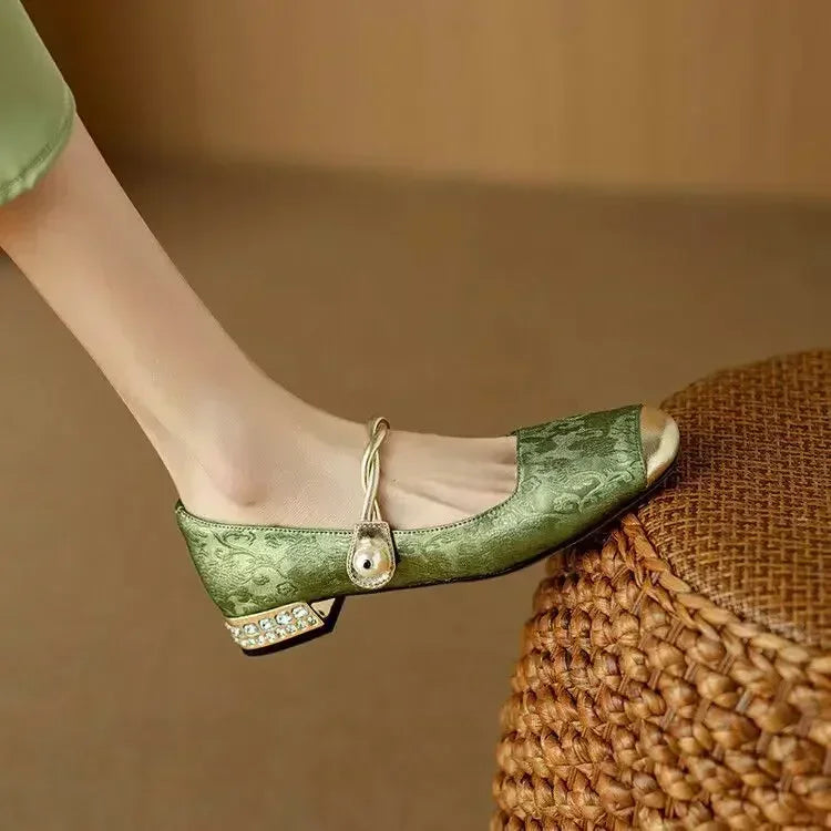 Ophelia Pearl Heels - vevaly.com
