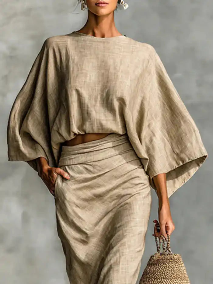Julia™ | Completo di 2 pezzi con gonna - vevaly.com
