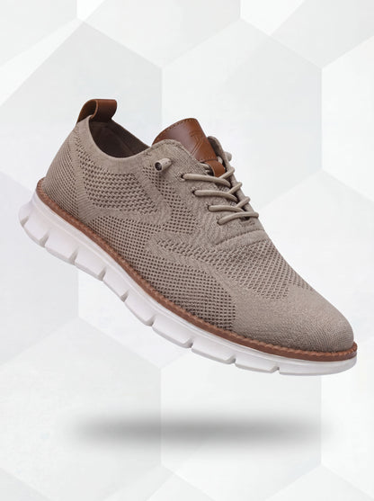 Ultracomfort | Prodyšné boty: Khaki-bílá – Vevaly