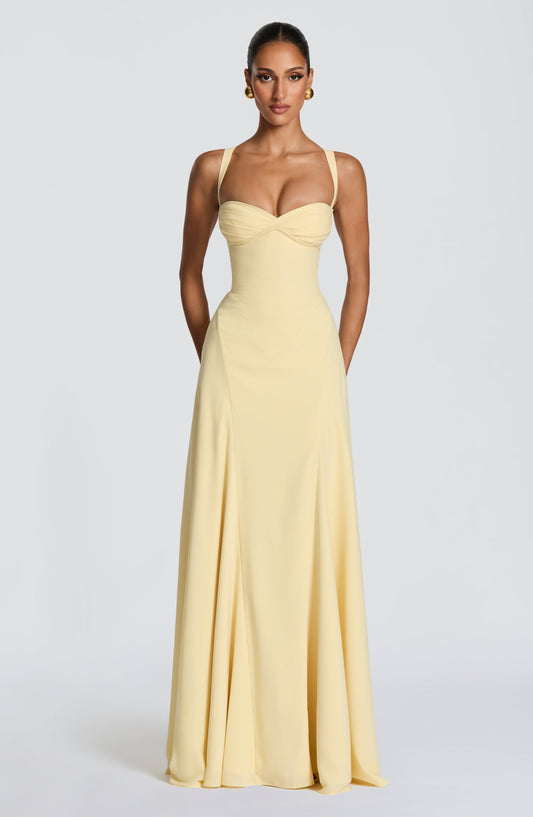 Irie | Abito Maxi Limone - vevaly.com
