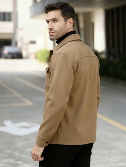 OVERSHIRT - KHAKI - vevaly.com