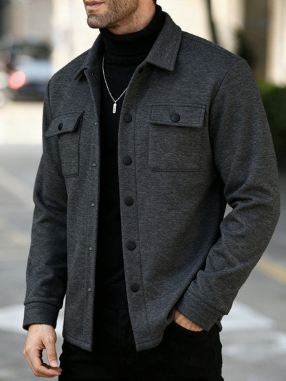 OVERSHIRT - TMÁVĚ ŠEDÁ - vevaly.com