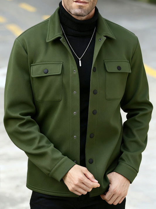 OVERSHIRT - HNĚDÁ - vevaly.com