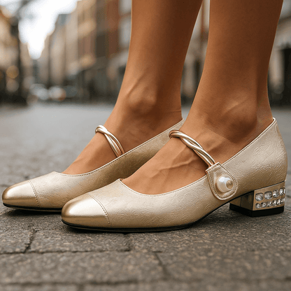 Ophelia Pearl Heels - vevaly.com